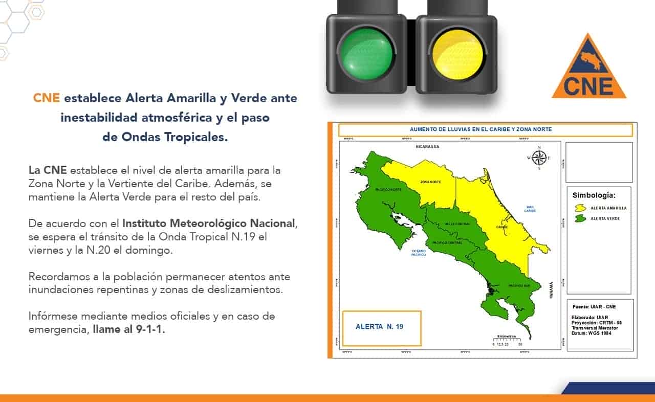 actualización alertas CNE