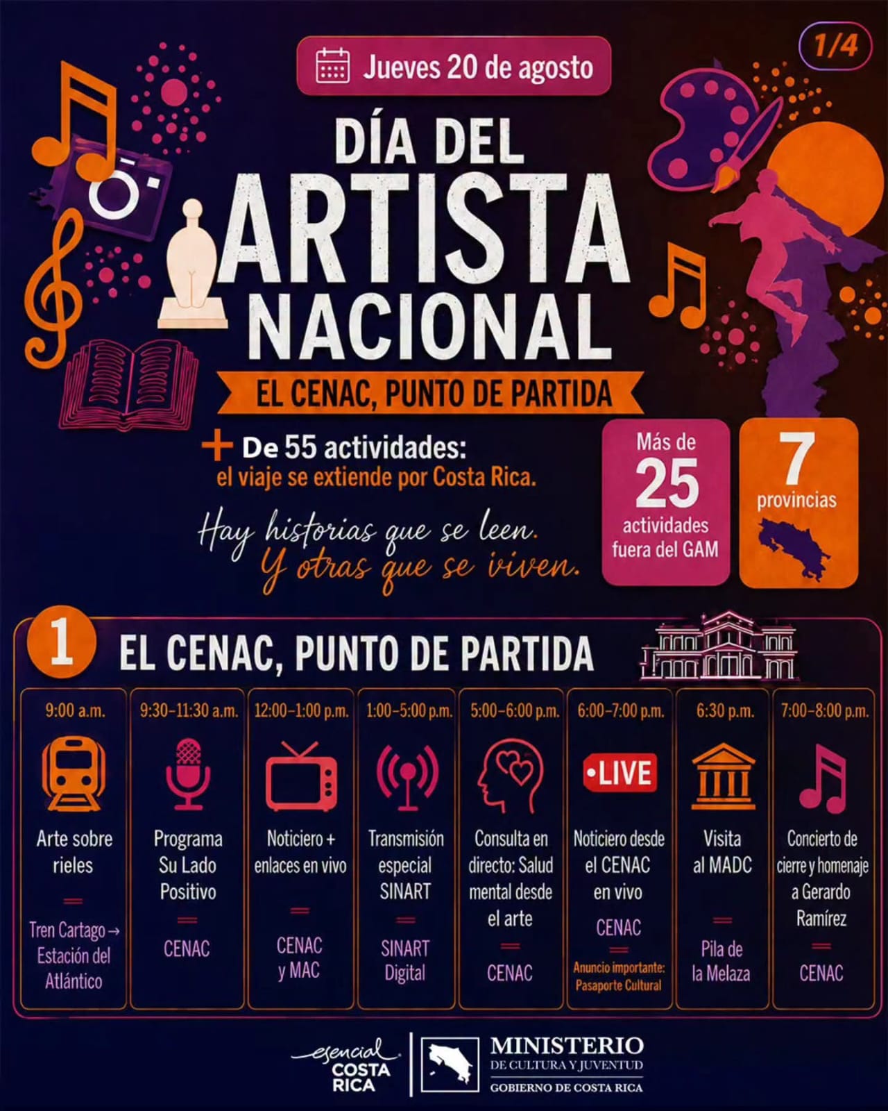afiche artista