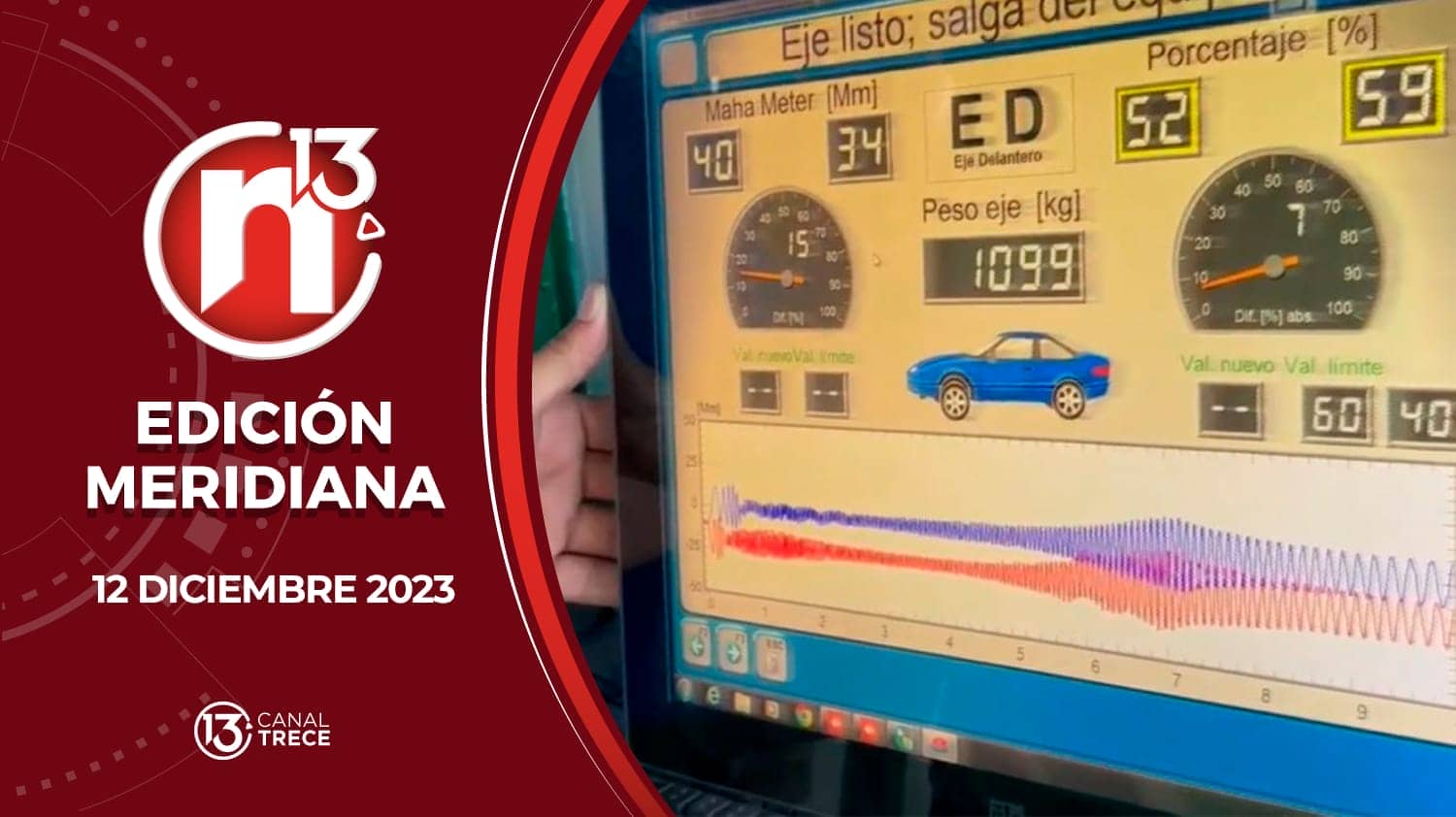 Edición Meridiana - 12 Diciembre 2023 | Trece Noticias