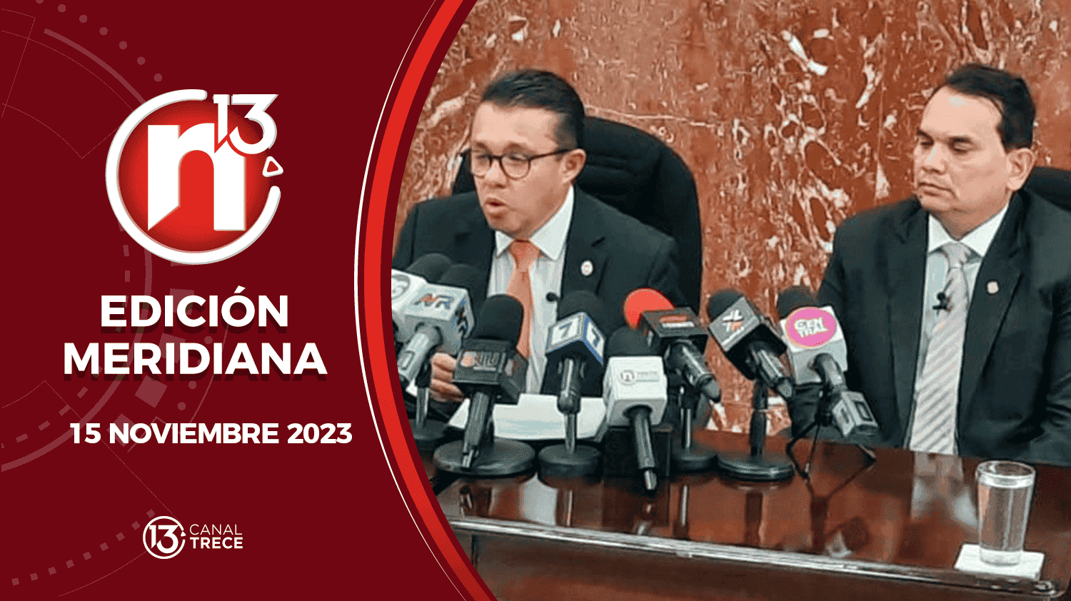 Edición Meridiana - 15 noviembre 2023 | Trece Noticias  