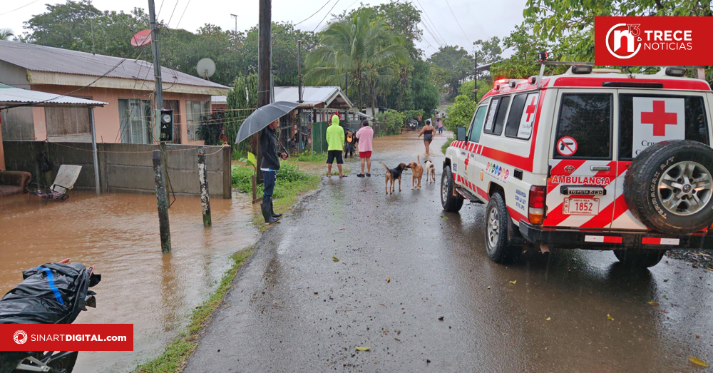 La Comisión Nacional de Emergencias elevo la alerta verde a amarilla en la zona norte del país.