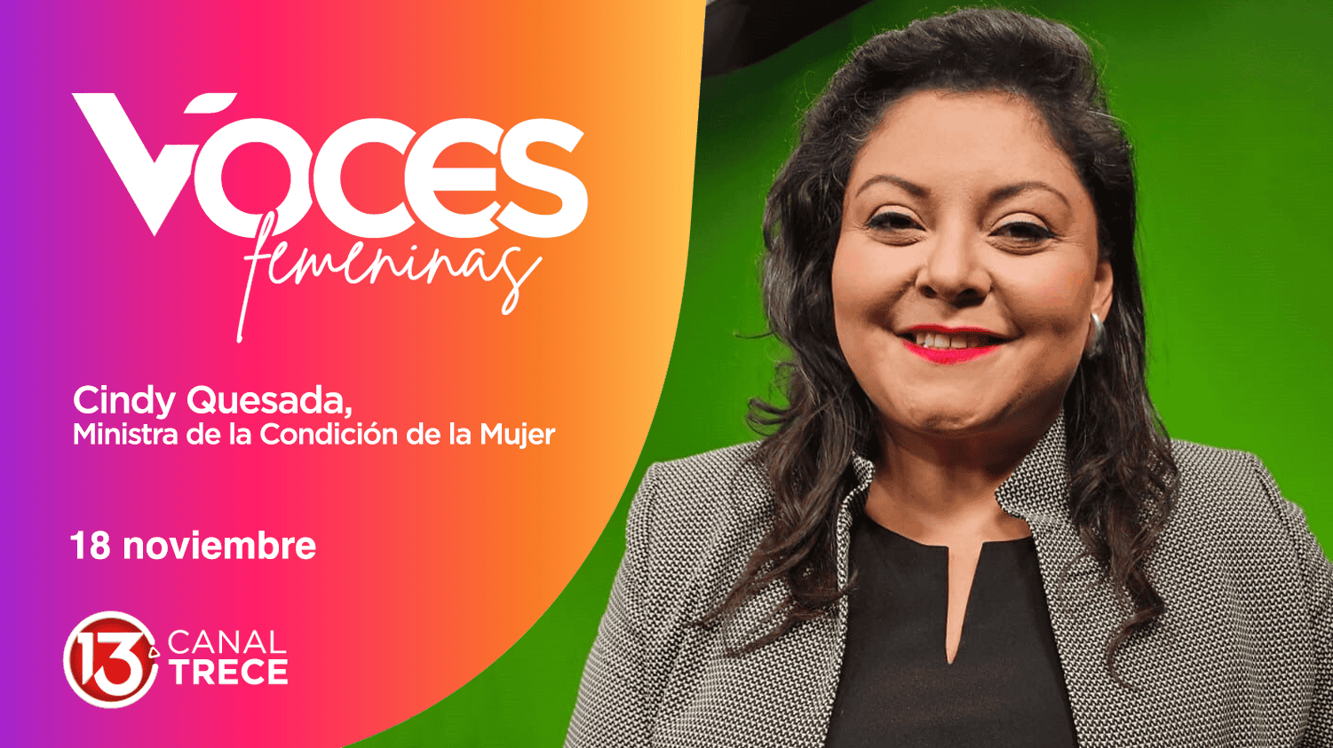 Voces Femeninas: Cindy Quesada