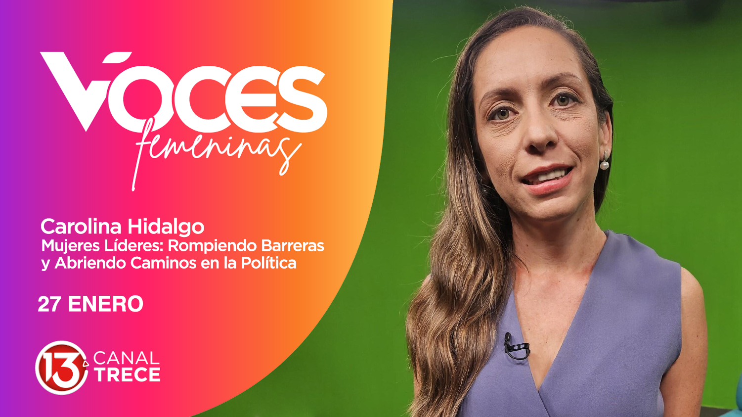 Voces Femeninas: Carolina Hidalgo