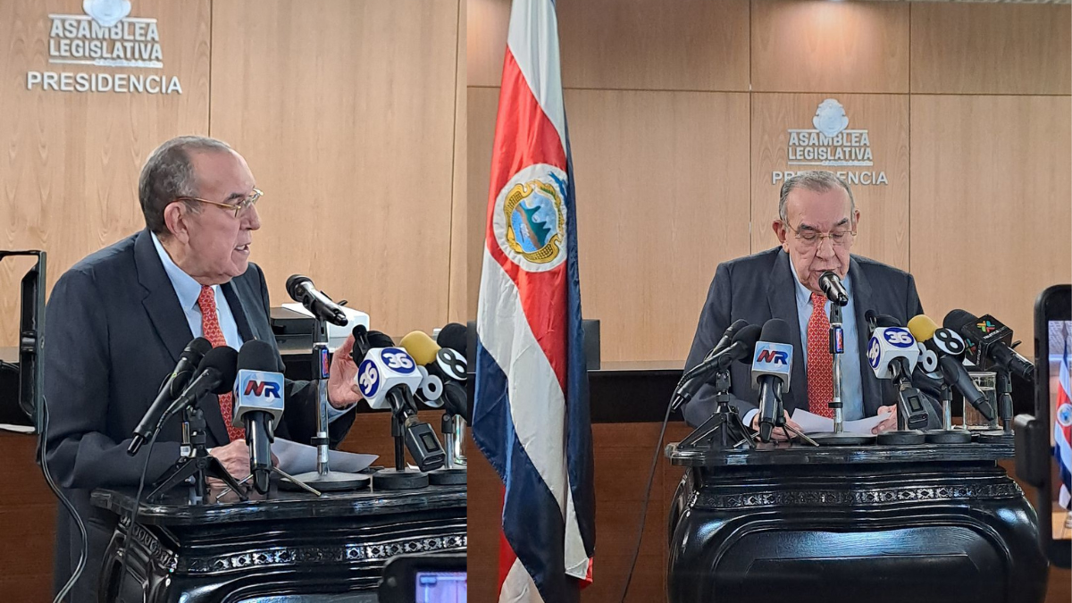 Rodrigo Arias señala a presidente Chaves por supuestos desaires a diputados