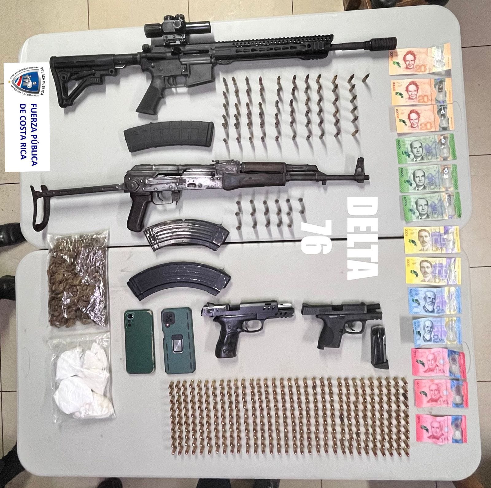 Hombre tenía un arsenal en Herradura