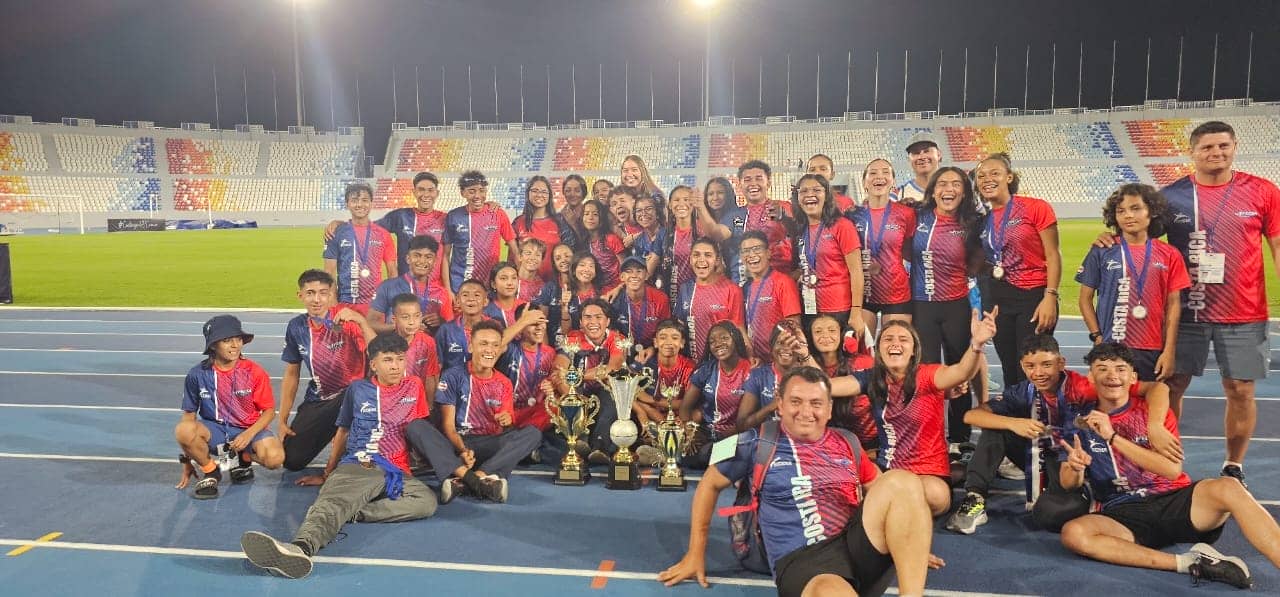 Costa Rica bicampeón en atletismo centroamericano U-13 y U-15