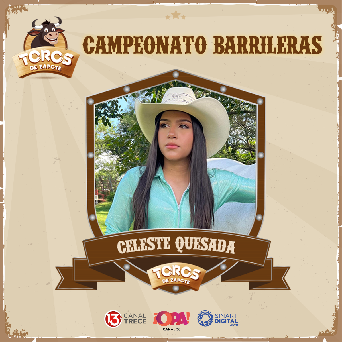 MARIA CELESTE QUESADA -  TORNEO DE BARRILERAS ZAPOTE  | 28 DICIEMBRE 2023 