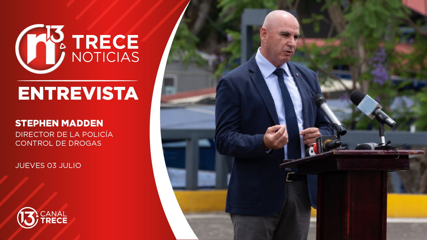 Entrevista a Stephen Madden | Director de la Policía de Control de Droga