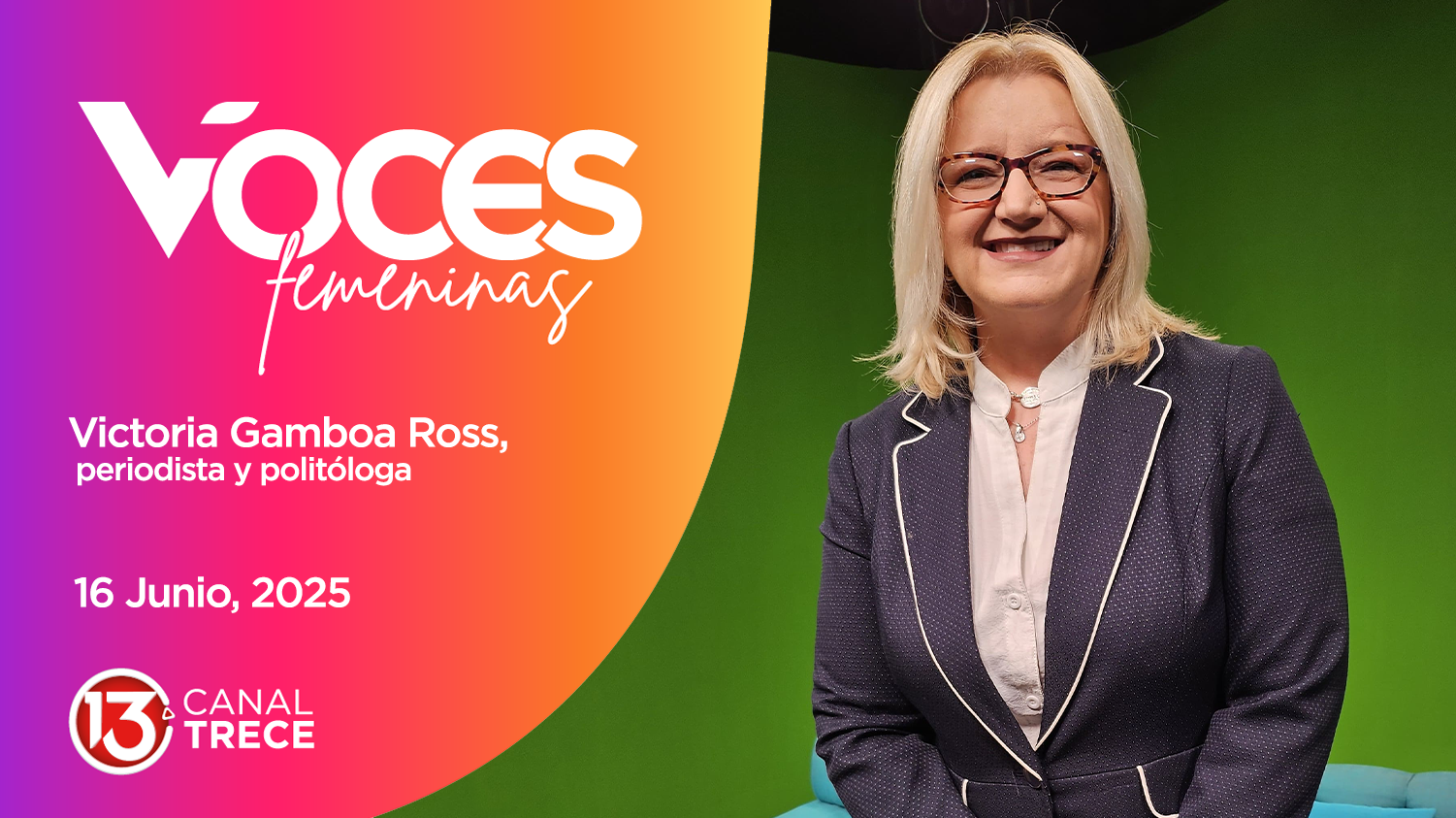 Voces Femeninas: Victoria Gamboa Ross