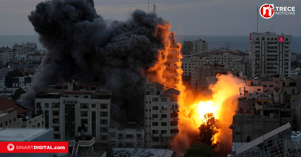 Fuerzas israelíes luchan para derrocar a militantes de Hamás en la Franja de Gaza