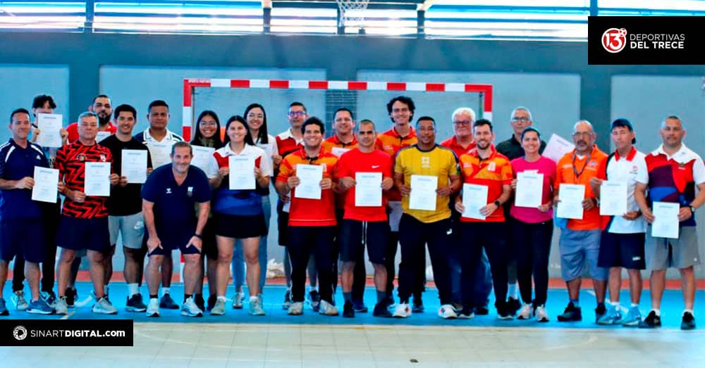 Entrenadores de Balonmano recibieron licencia D internacional