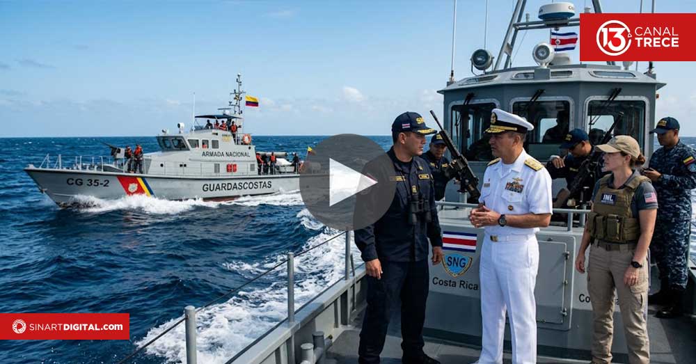 Costa Rica y Colombia fortalecen alianza marítima contra el narcotráfico con el apoyo de EE. UU.