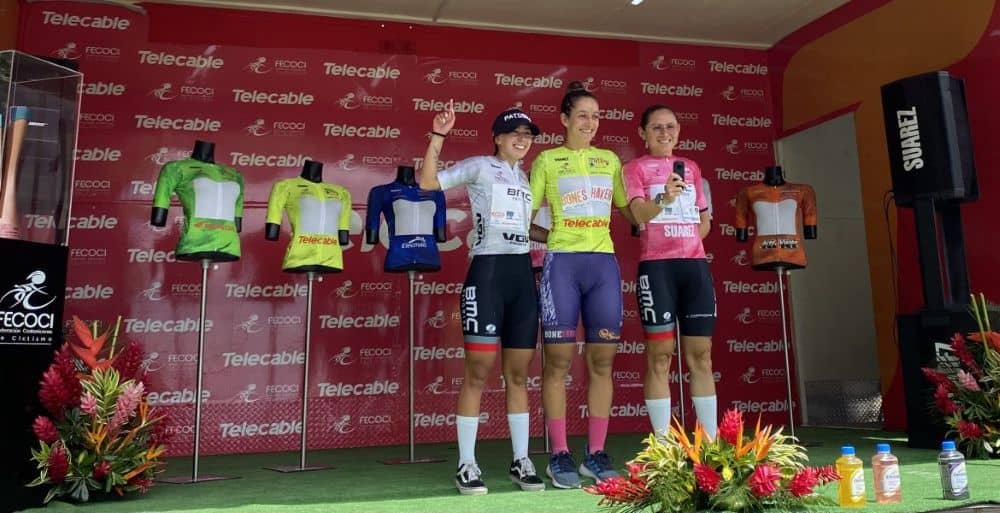 Katherine Montoya sale victoriosa en primera etapa de la vuelta femenina