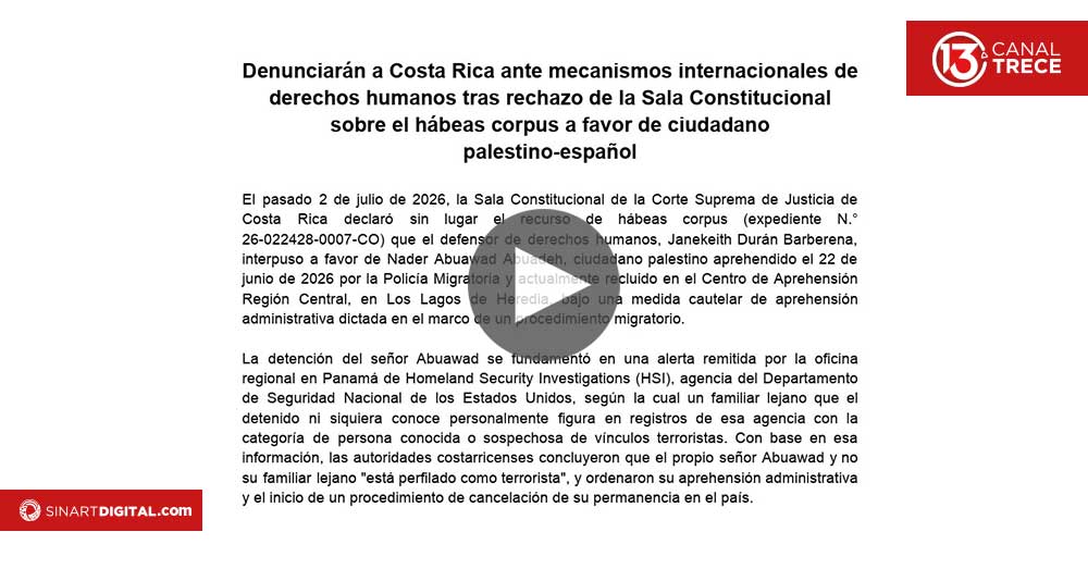 Caso de extranjero vinculado a Hamas irá a la ONU y la CIDH por supuesta detención arbitraria
