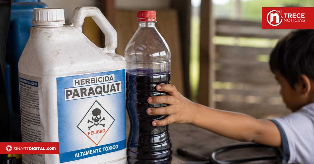 Una botella de refresco con herbicida provocó una intoxicación grave en un niño