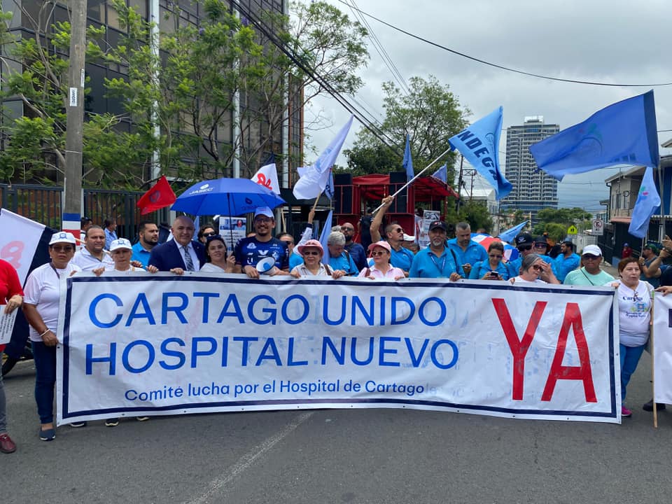 Manifestación en Ochomogo: Cartagineses protestarán por construcción del nuevo hospital
