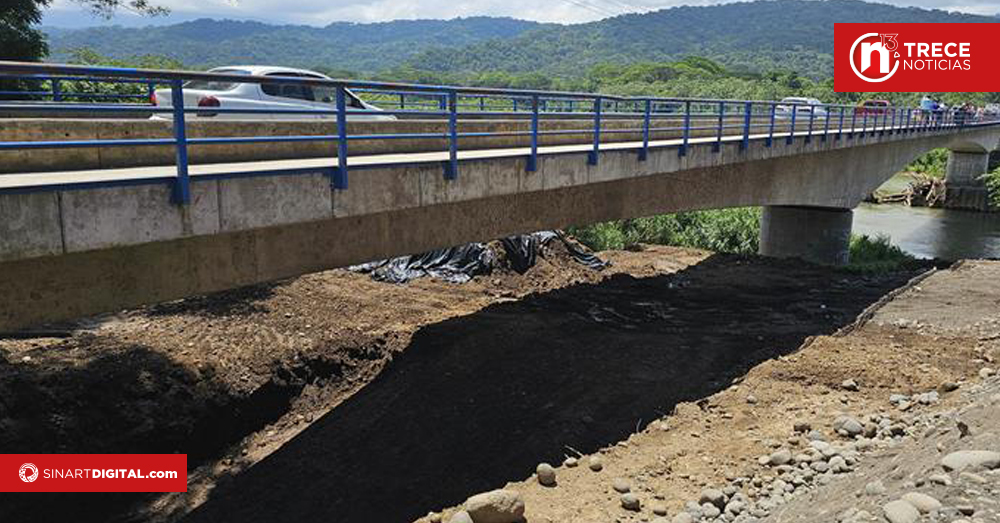 Inicia rehabilitación urgente del puente sobre el río Tárcoles en la Costanera Sur