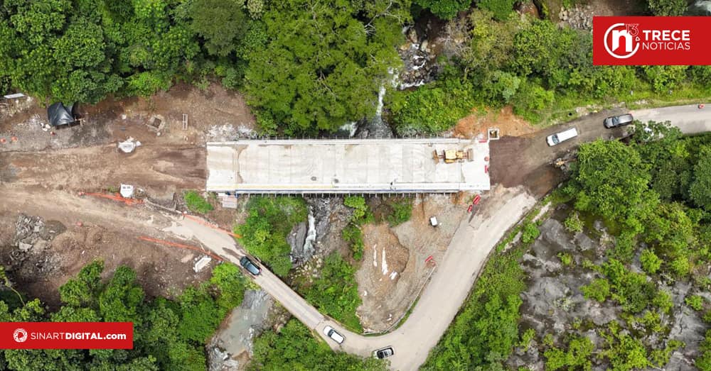Puente de 40 metros en Mora alcanza etapa final de construcción