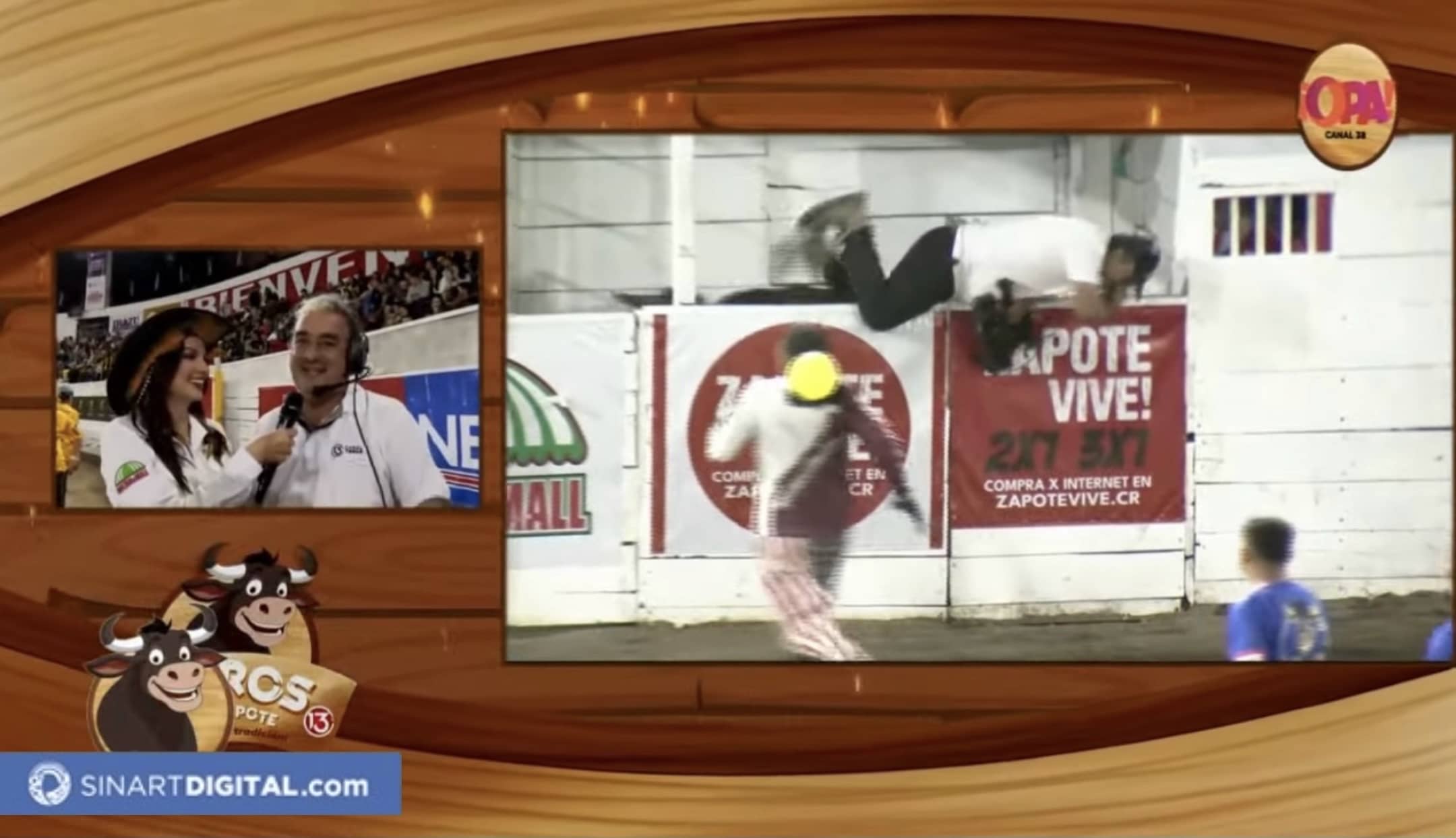 Camarógrafo de Canal Trece vio de cerca al Toro Fugitivo