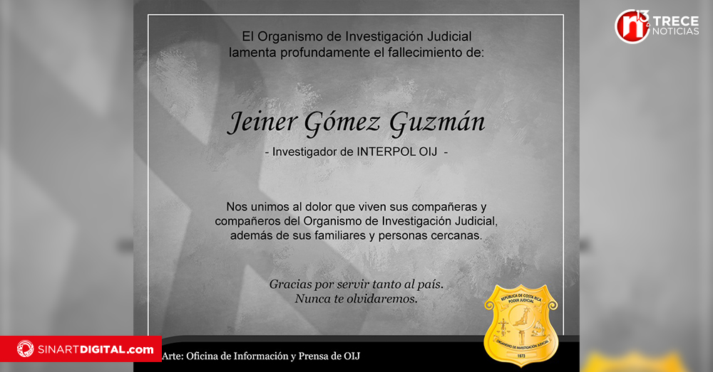 Sicarios asesinan a agente del OIJ mientras realizaba operativo en Tirrases