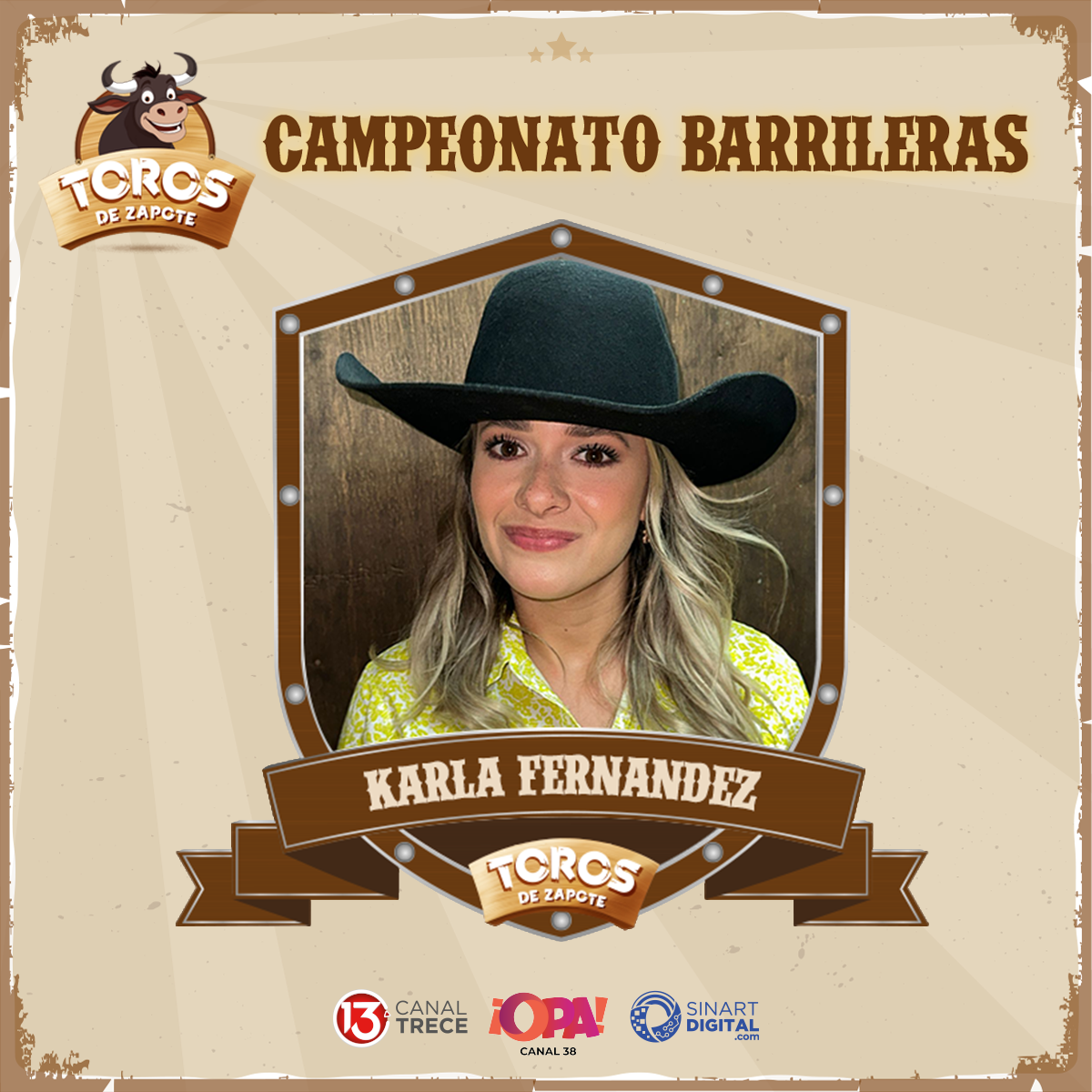 KARLA FERNÁNDEZ -  TORNEO DE BARRILERAS ZAPOTE  | 28 DICIEMBRE 2023 