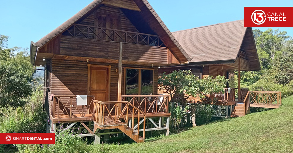 Cabañas a la orilla de la Laguna 
