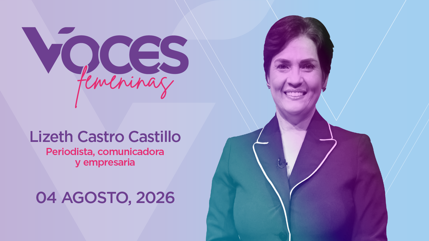 Lizeth Castro Castillo, periodista, comunicadora y empresaria Lizeth Castro Castillo, periodista, comunicadora y empresaria