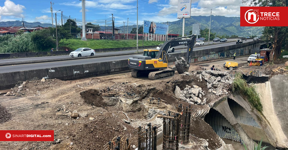Avanzan obras de reconstrucción del puente sobre río María Aguilar, en Ruta 39