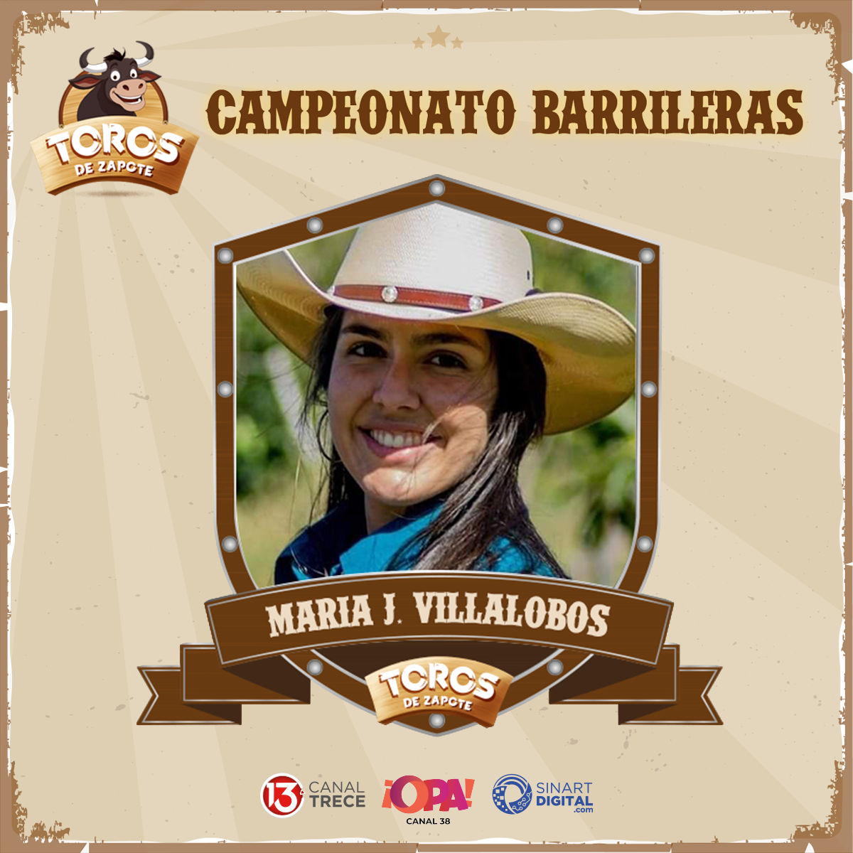 MARIA JOSÉ VILLALOBOS -  TORNEO DE BARRILERAS ZAPOTE  | 27 DICIEMBRE 2023 