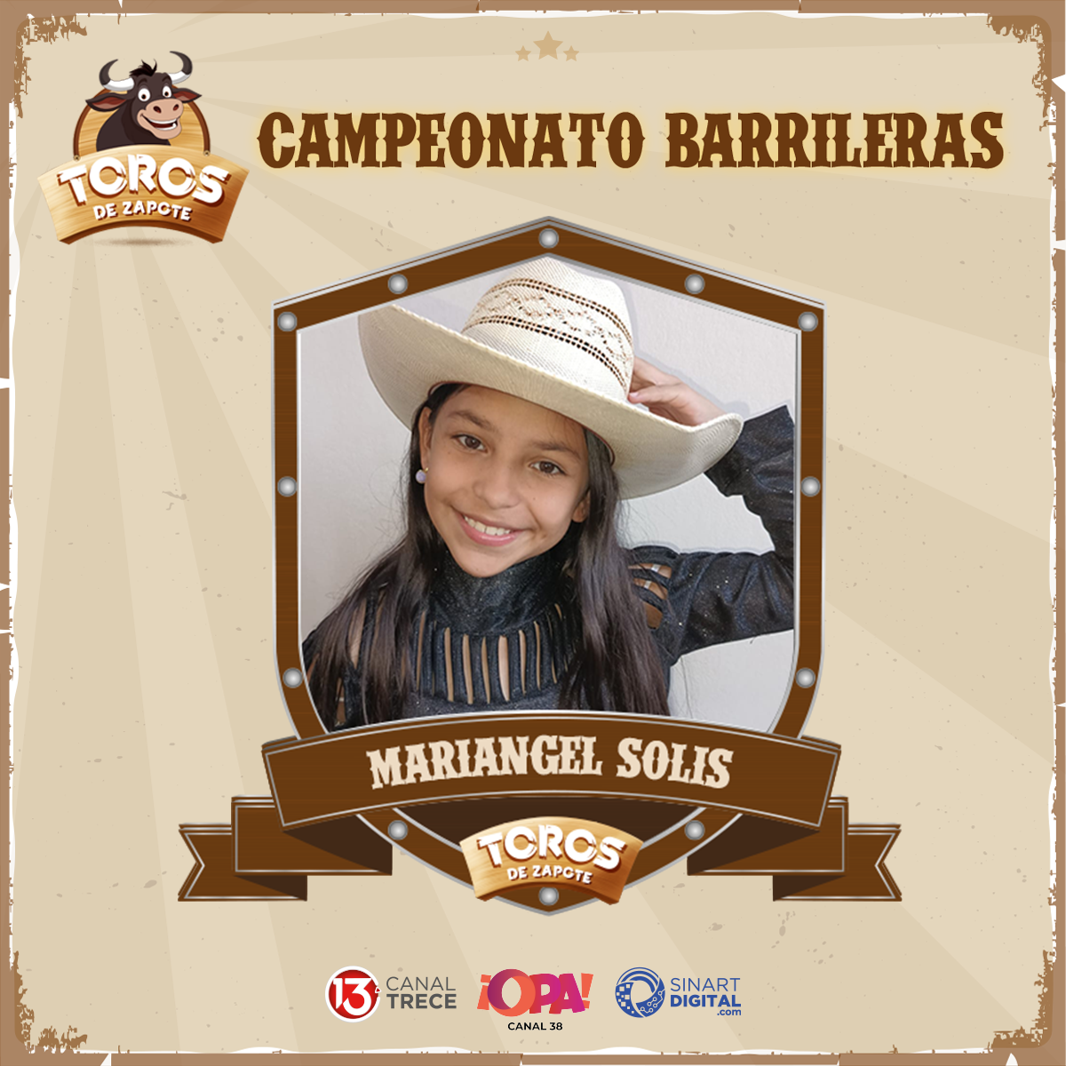 MARIANGEL SOLÍS -  TORNEO DE BARRILERAS ZAPOTE  | 26 DICIEMBRE 2023