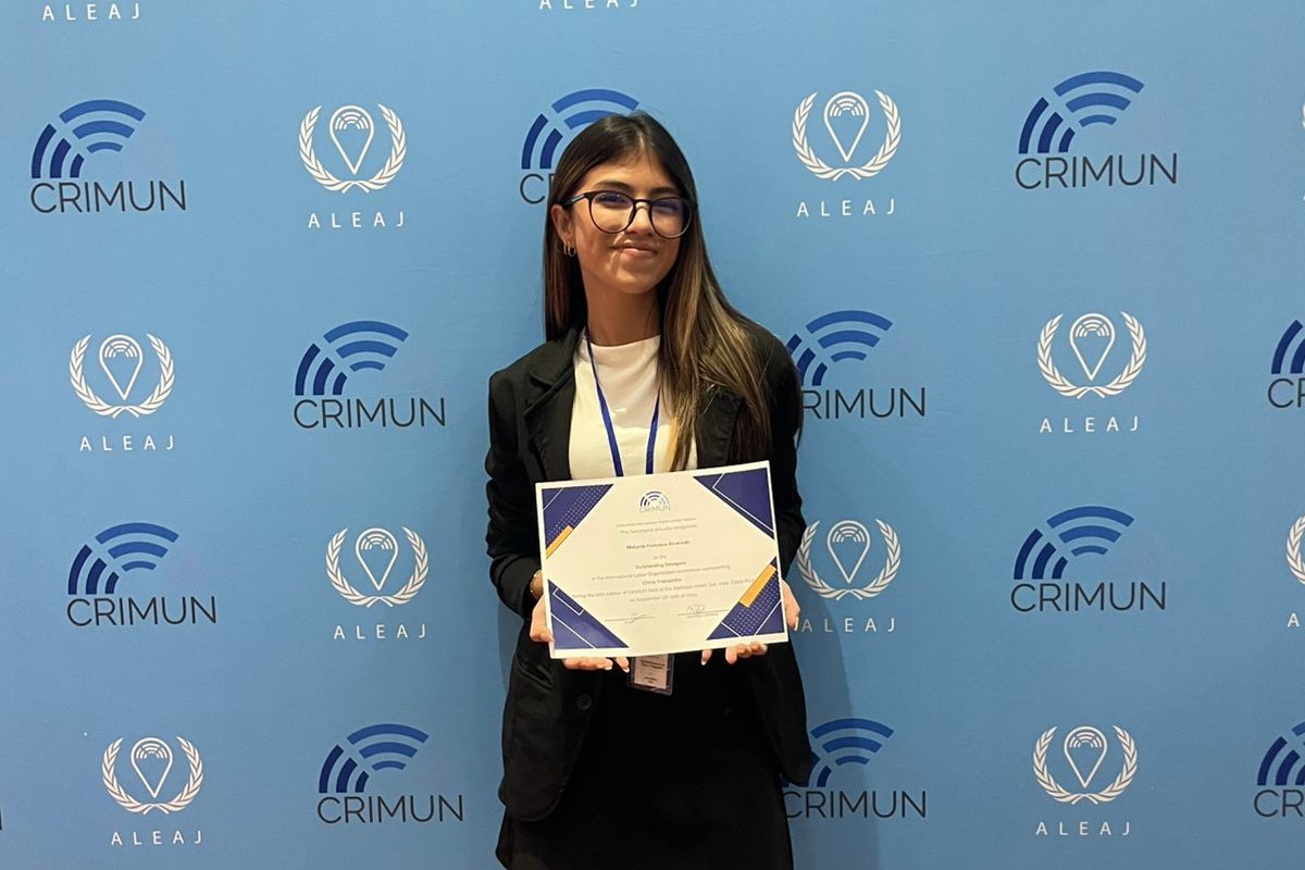 Estudiante de colegio público llevará su voz al Modelo de Naciones Unidas en Yale y Harvard