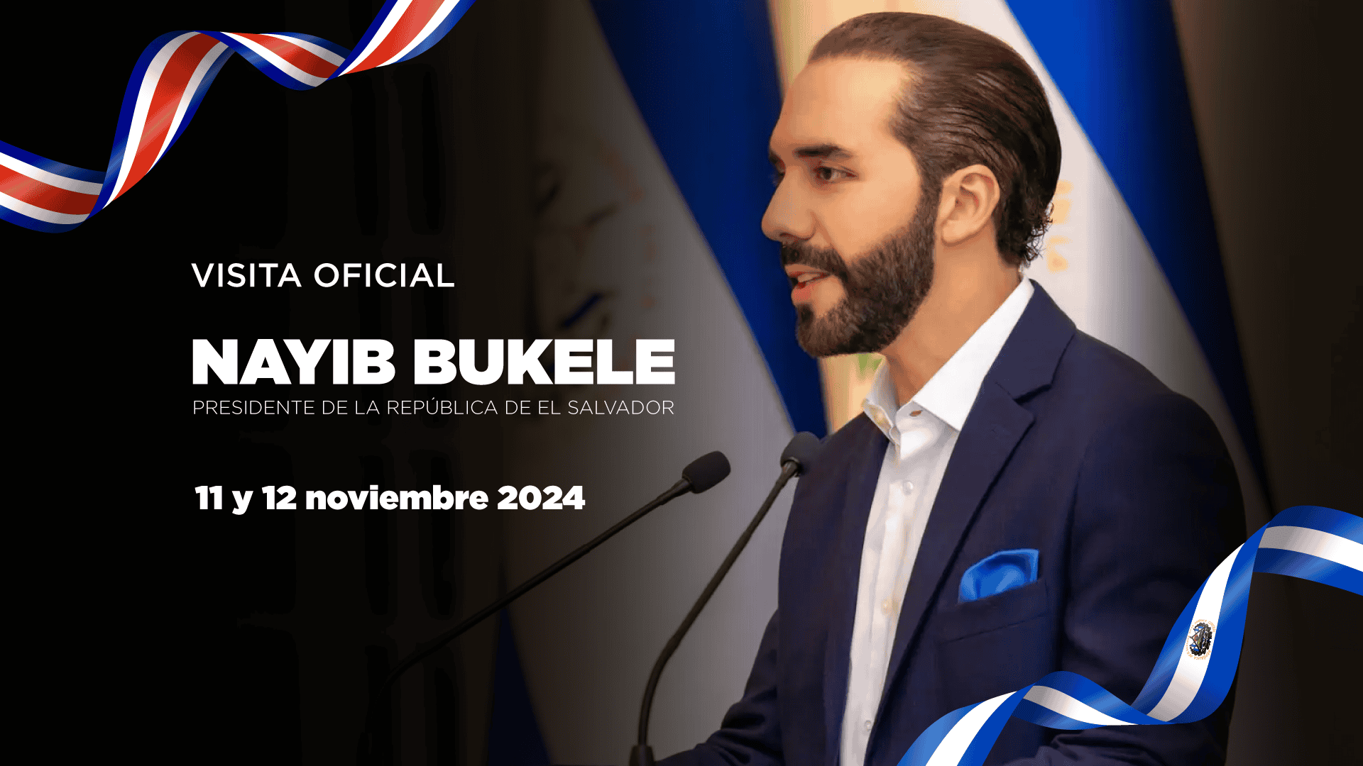 Condecoración Nayib Bukele Juan Mora Fernández - 11 Noviembre 2024