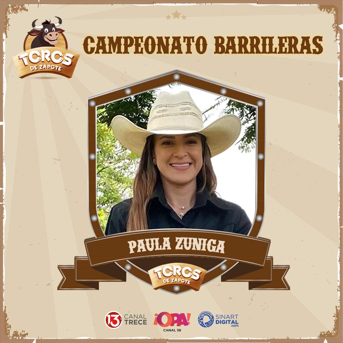 PAULA ZUÑIGA -  TORNEO DE BARRILERAS ZAPOTE