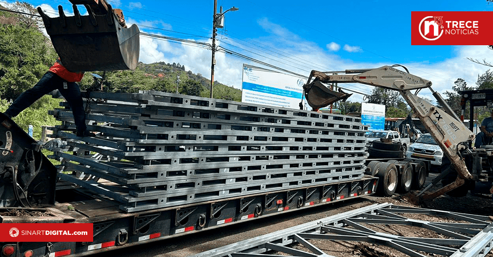 Instalarán puente modular en Agua Caliente de Cartago para restablecer paso vehicular