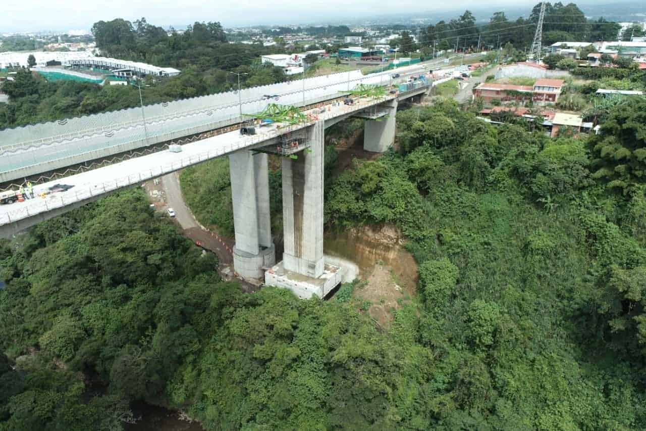 Trabajos en el Puente Virilla tienen un 45% de avance 