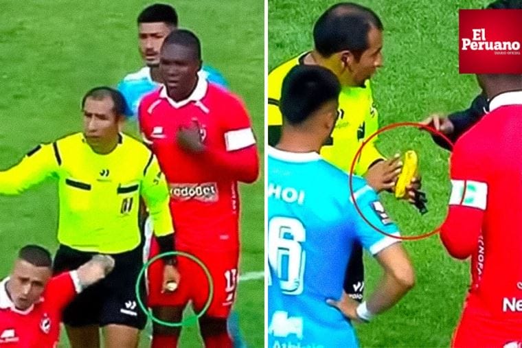 Lanzan plátano a jugador en Perú, reavivando el racismo en el fútbol