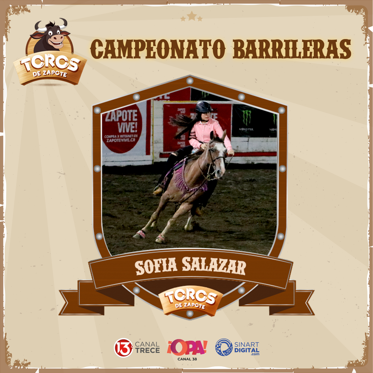 SOFIA SALAZAR  -  TORNEO DE BARRILERAS ZAPOTE