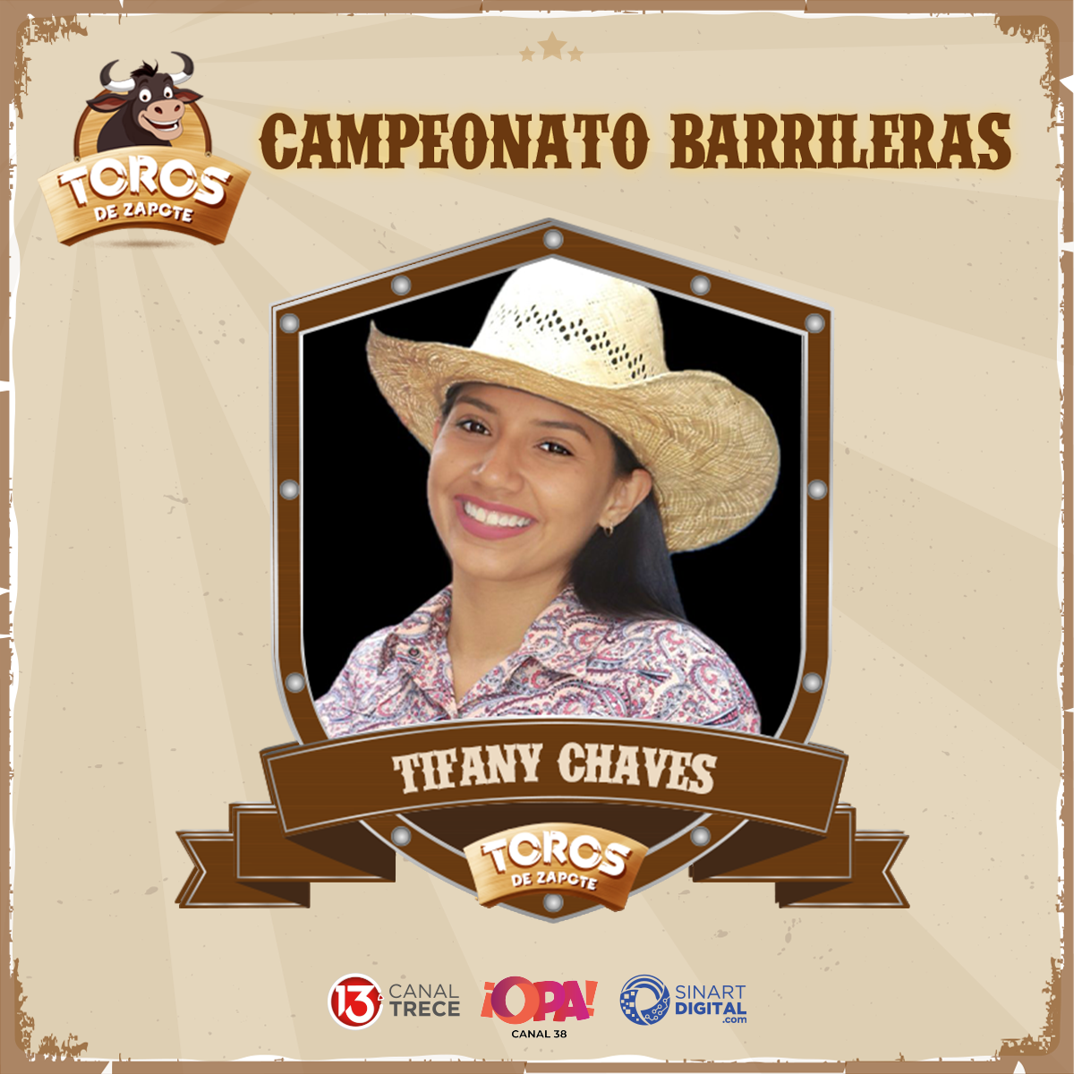 TIFANY CHAVES  -  TORNEO DE BARRILERAS ZAPOTE