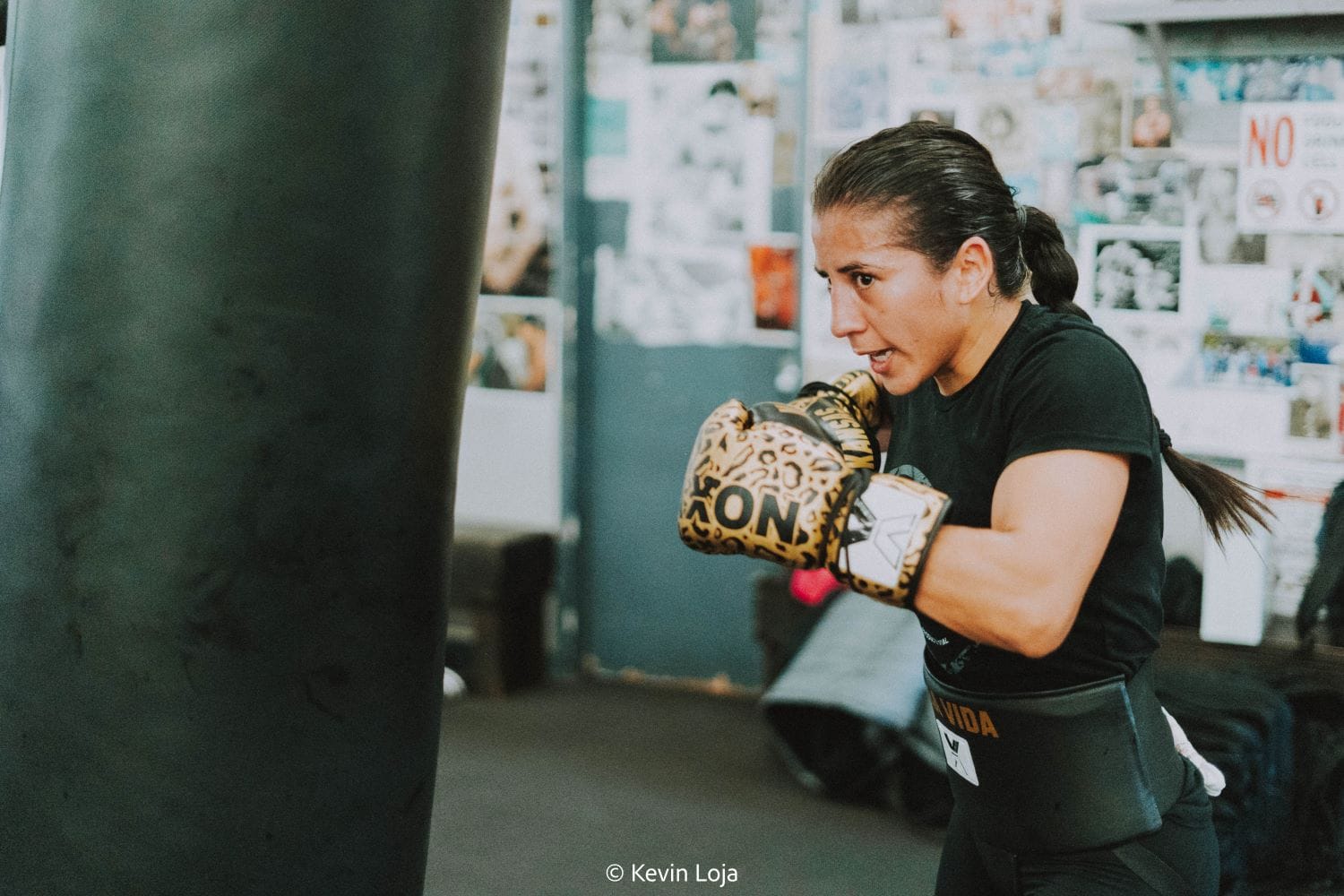 Yokasta entrena a doble sesión en los Ángeles de cara a su pelea contra Seniesa 