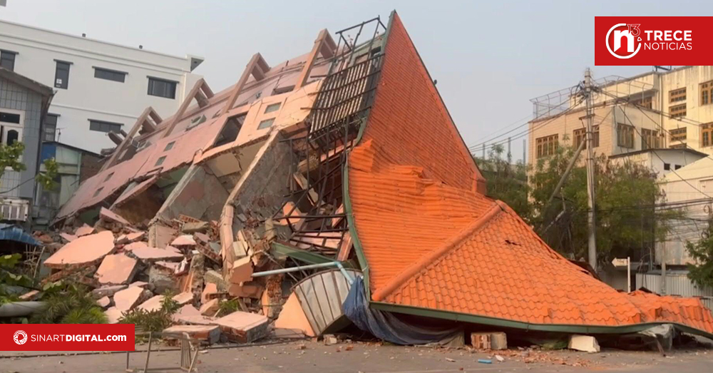 Terremoto de magnitud 7,7 deja casi 150 muertos en Birmania y Tailandia