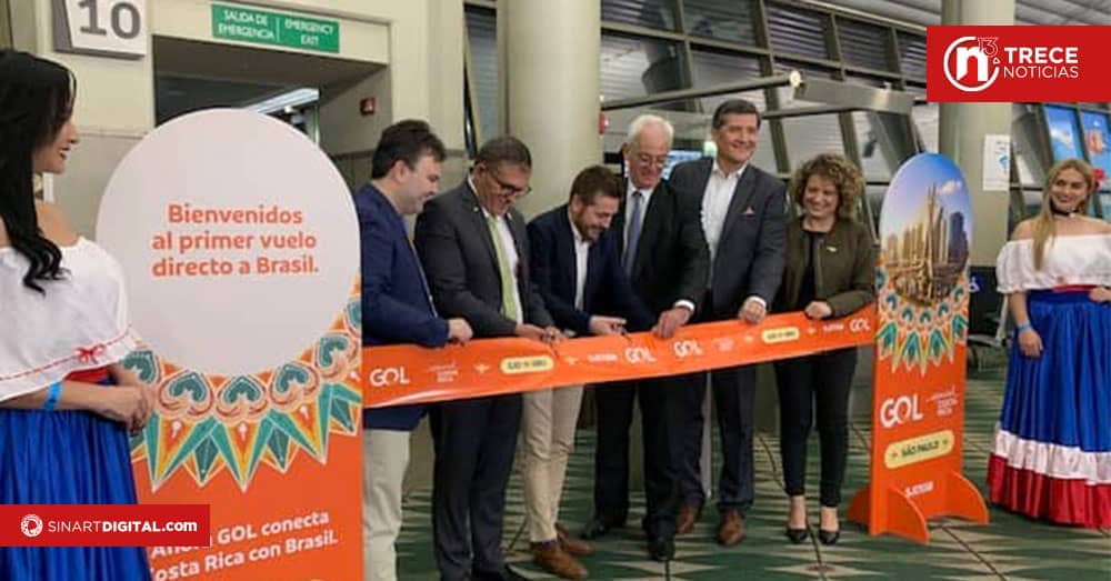 Gol inaugura vuelos directos de Costa Rica a Brasil 
