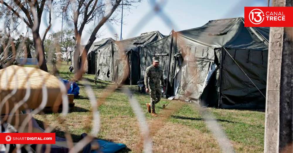 Militares mexicanos construyen albergues para recibir a deportados desde EEUU