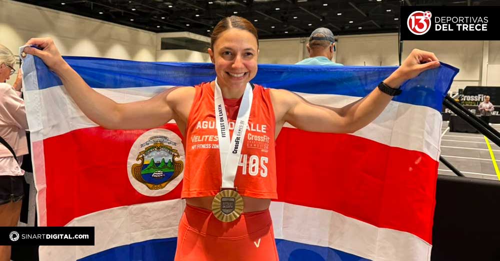 Andrea Aguero hace historia para el Crossfit tico
