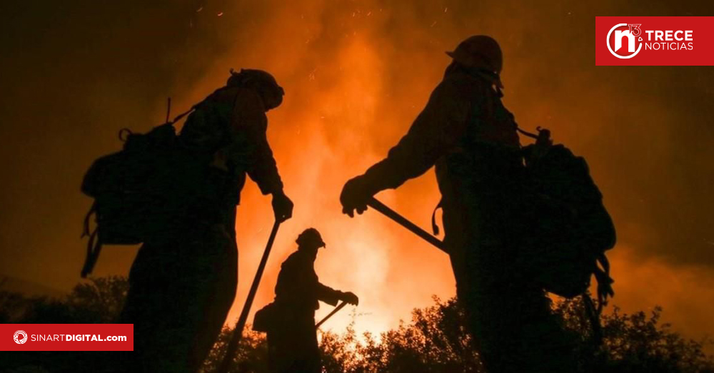 Incendio forestal se propaga en Los Ángeles, miles de evacuados