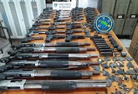 Policía decomisa más armas en Limón y Puntarenas en comparación al 2023