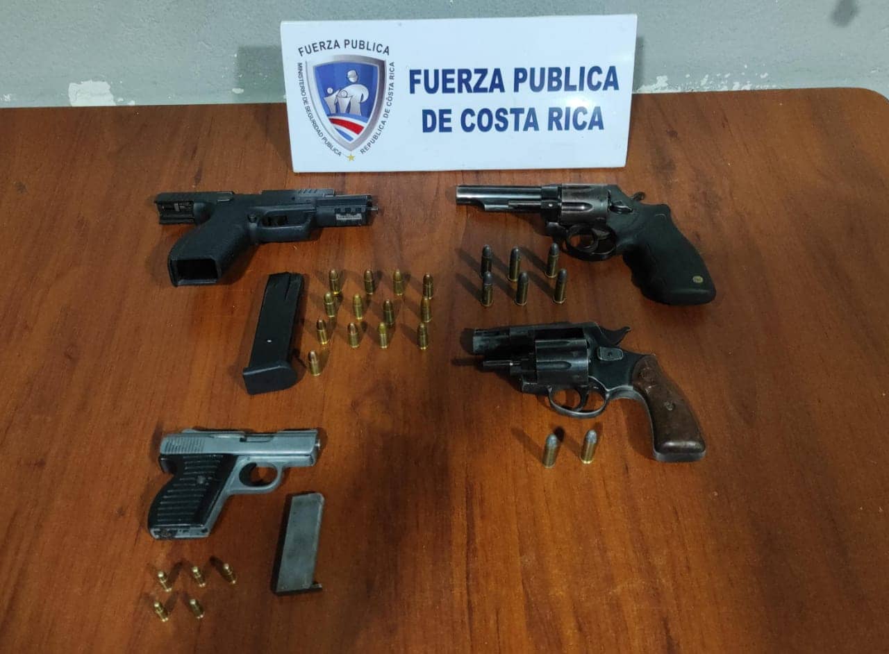 Fuerza Pública ha decomisado 1.512 armas en este 2023