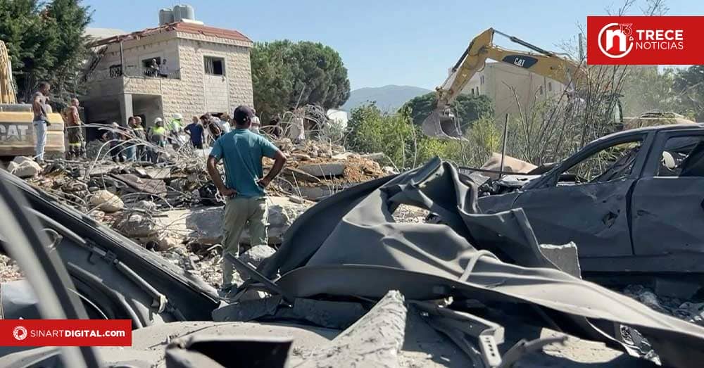 Al menos 12 muertos en andanada de bombardeos israelíes en Líbano