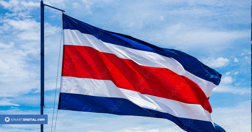 La Bandera de Costa Rica 
