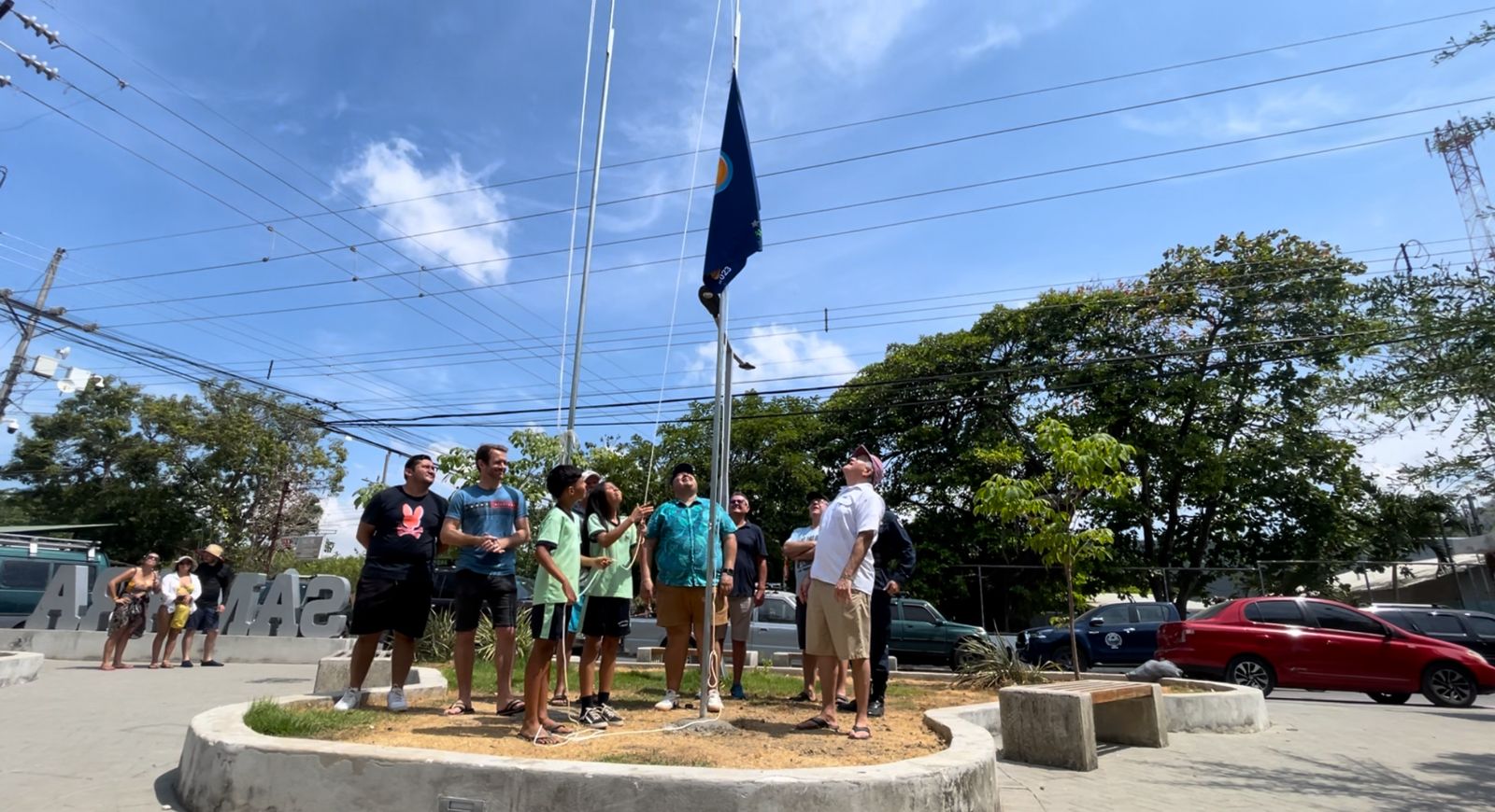 Sámara iza Bandera Azul Ecológica  en la categoría de Playa