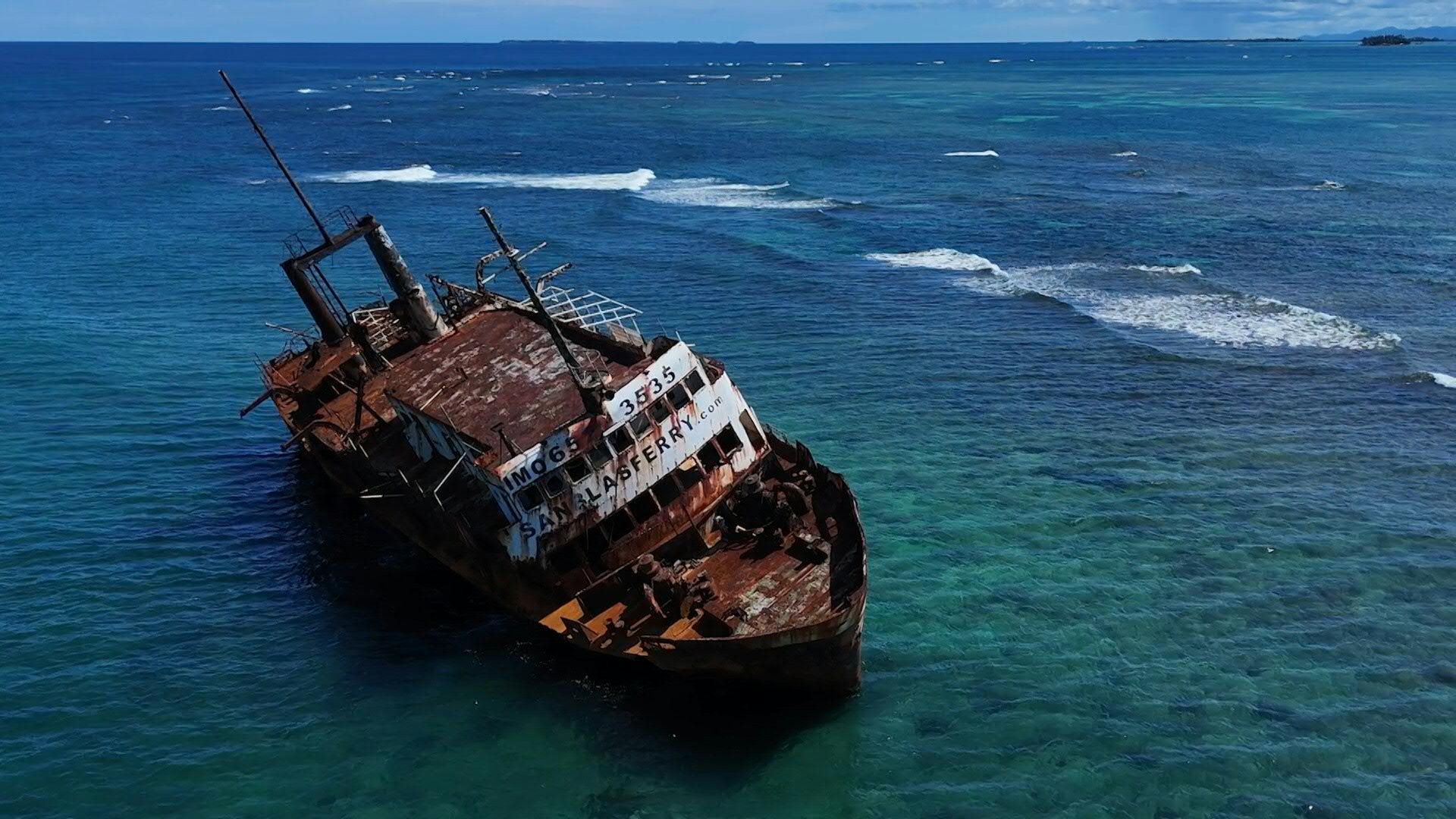Una oportunidad para la vida marina en el cementerio de barcos de Panamá